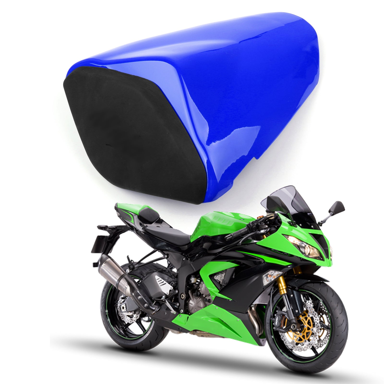 Kawasaki ZX6R ZX 636 2009–2018 Rücksitzbezugabdeckung