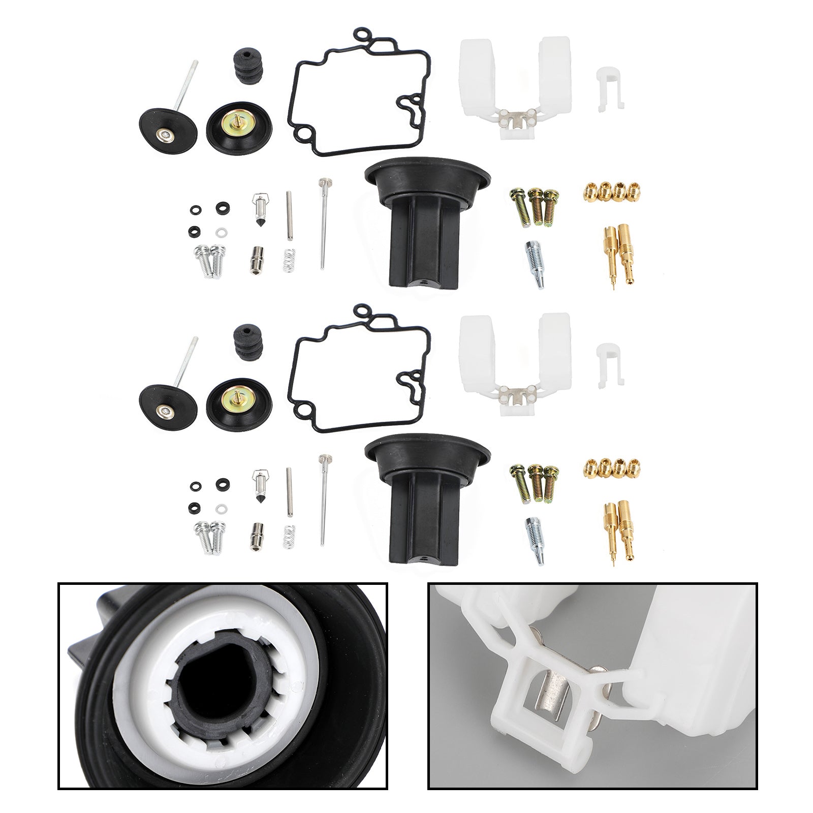 2X Vergaser-Umbausatz Beschleunigungspumpe passend für KT CVK24 Scooter Racing Generic