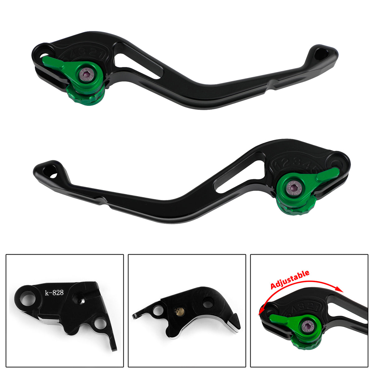 NEW Short Clutch Brake Lever fit for Kawasaki ZX636R / ZX6RR 2005-2006