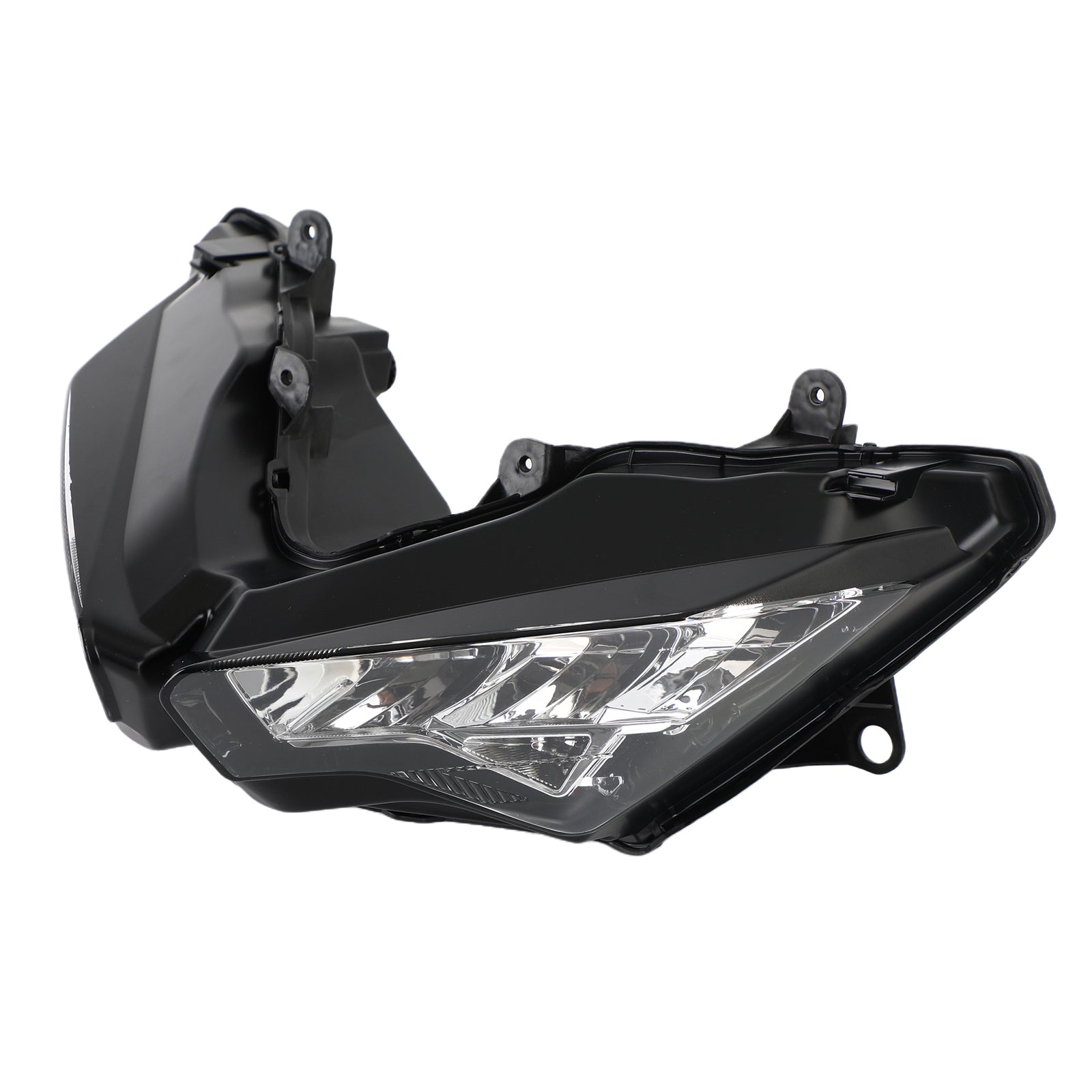 Protector de faros delanteros Haddlamp Kit para Kawasaki Ninja 400 18-21 Ahumado