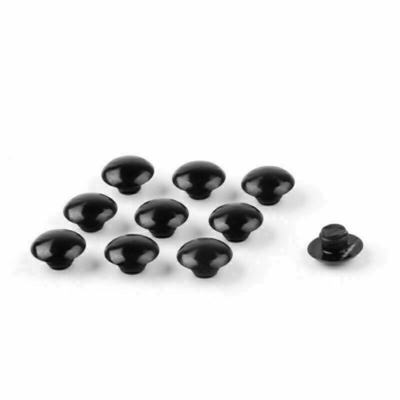 UniversalM6 6MM motocicleta perno hexagonal tornillo tuerca cabeza cubierta tapa negro genérico