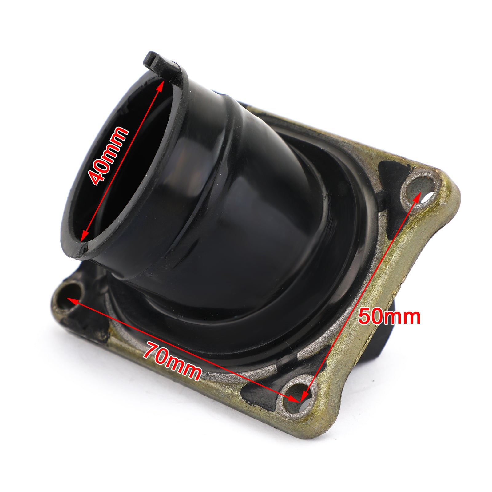 Aislador del colector de arranque de admisión apto para Honda CB125R 1990-1995 16221-KZ4-700