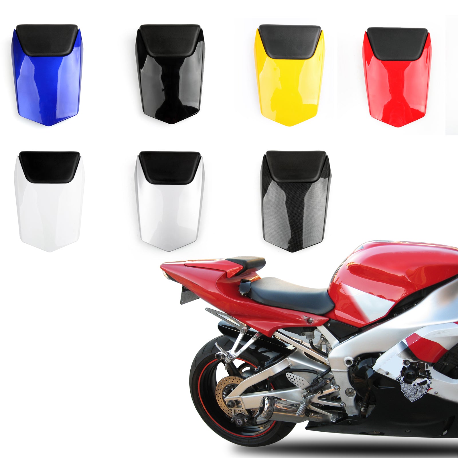 Capot de couverture de siège arrière pour carénage Yamaha YZF R1 2000-2001