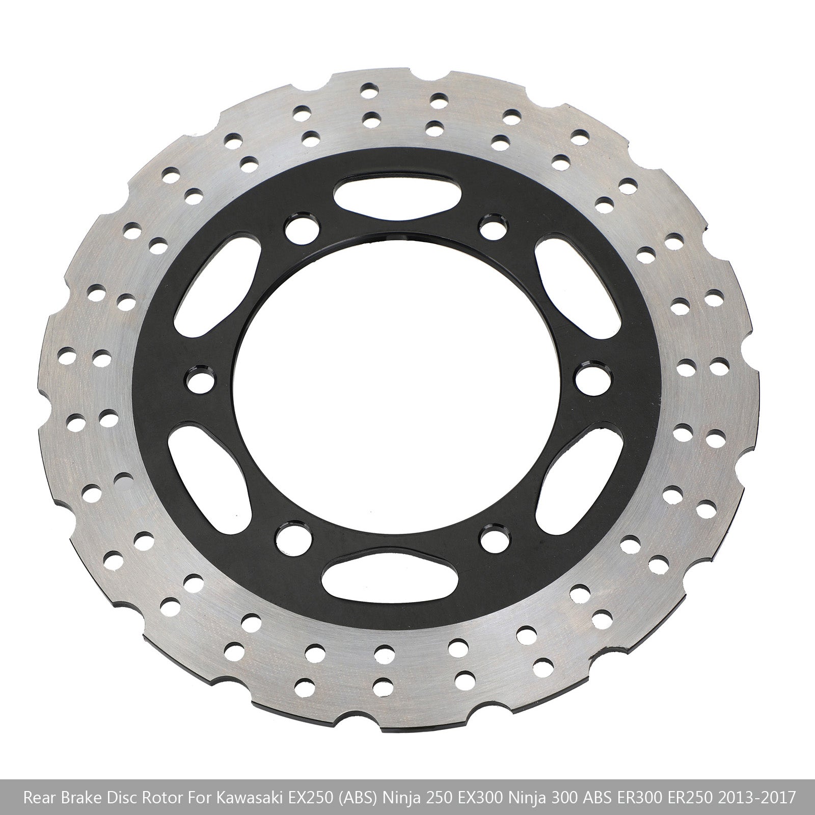 Rear Brake Rotor Disc Fit for Kawasaki Z 250 300 Ninja EX 250 R K EX 300 A 13-17