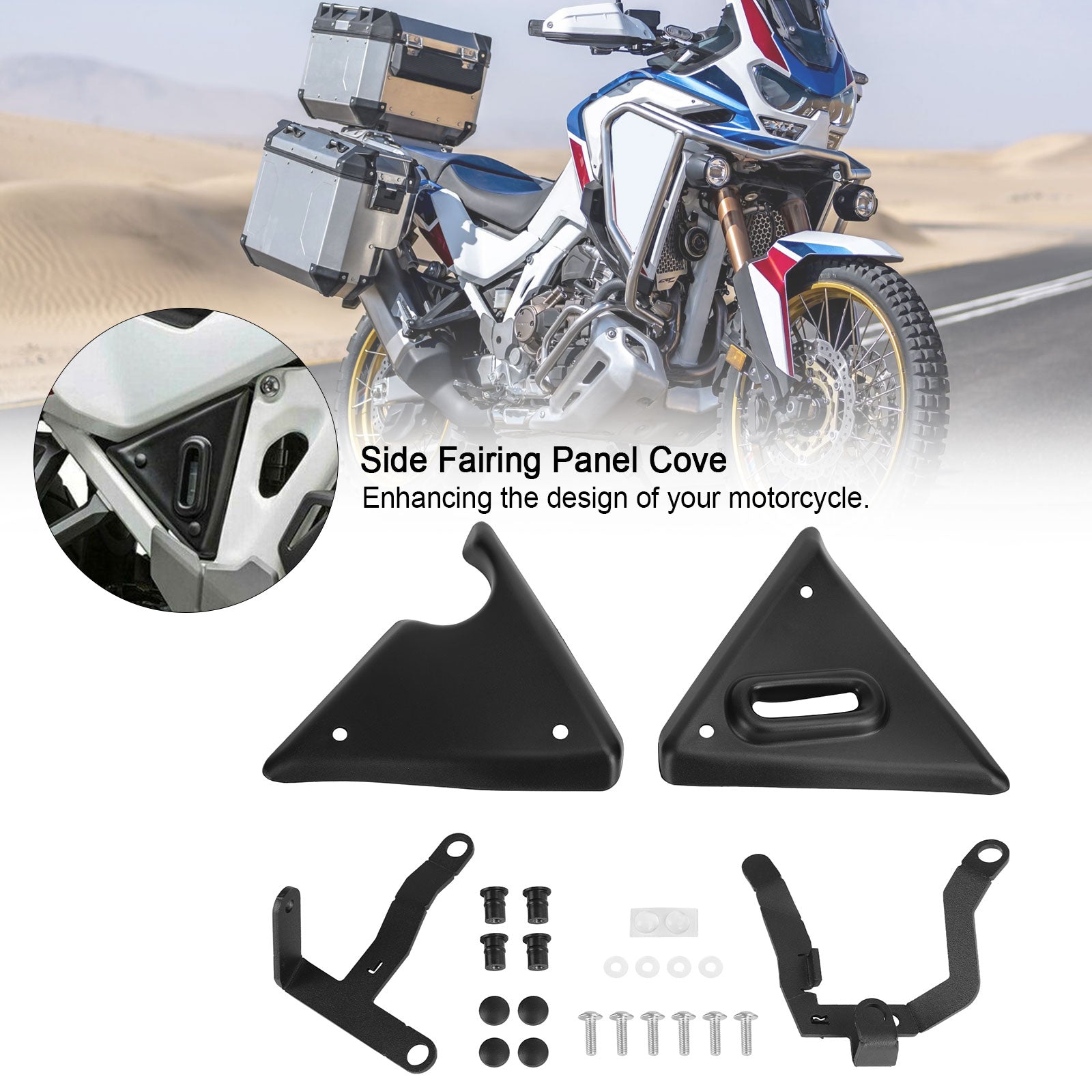 Couvercle de panneau de carénage latéral pour Honda CRF1100L Adventure Sports 2020 2021 générique