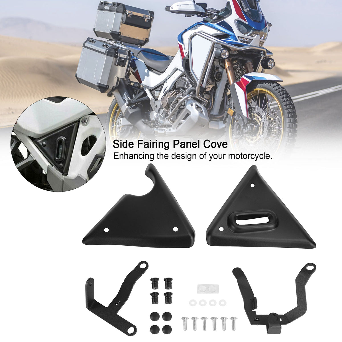Side Fairing Panel Cover For Honda CRF1100L Adventure Sports 2020 2021 Generic
