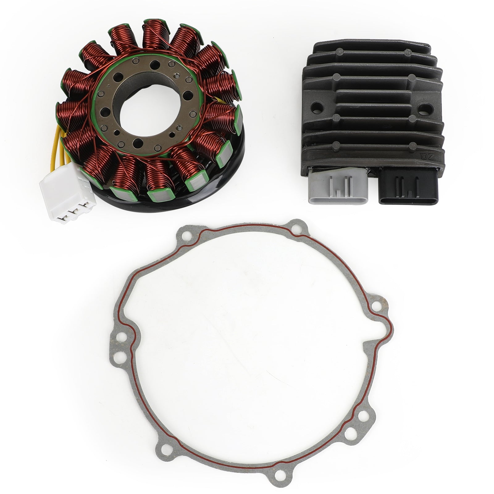 order.59〜61 Regulator Stator Coil Gasket Kit For Kawasaki ZZ-R 1400 ZX-14R ZX1400
