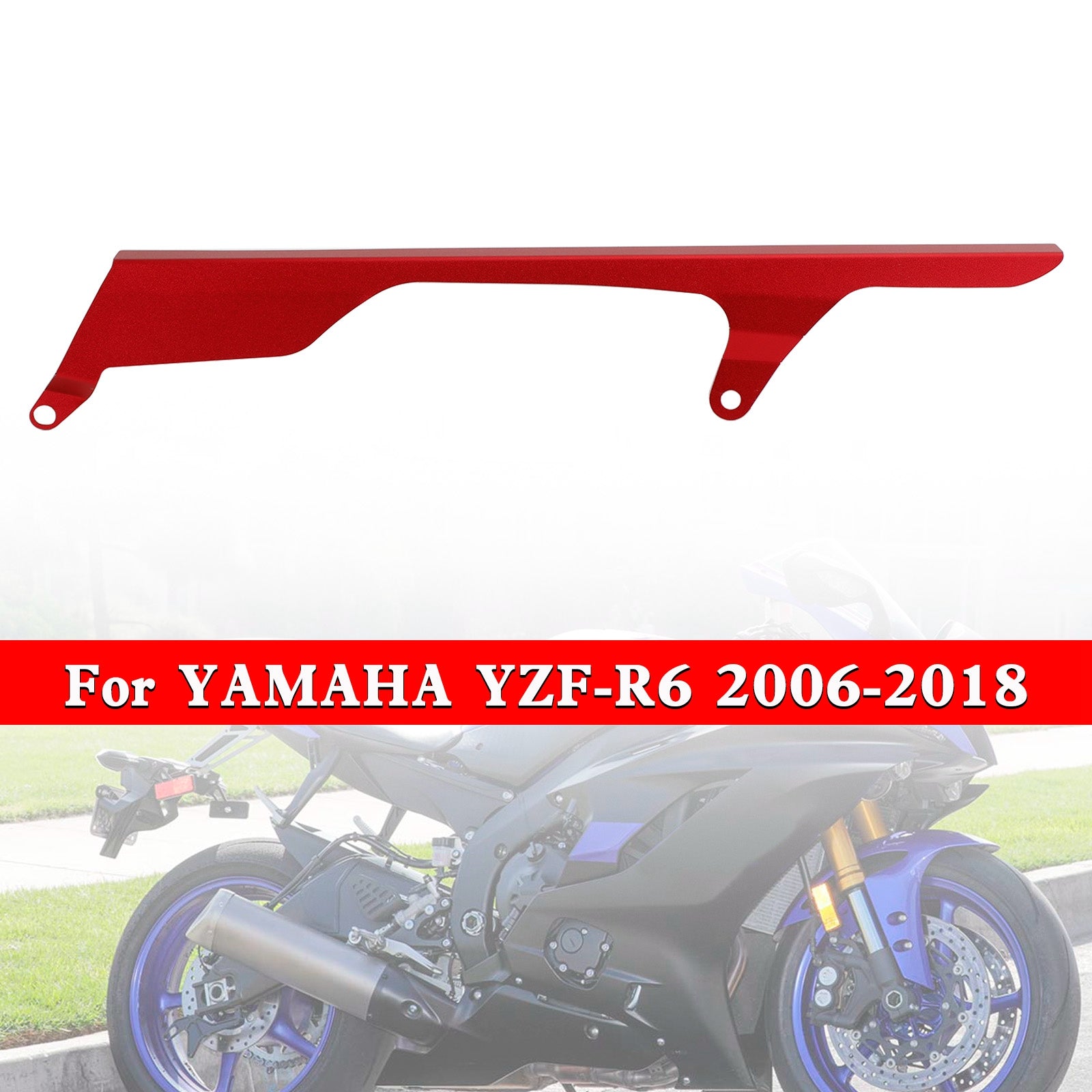 Kettenrad-Kettenschutz-Schutzabdeckung für Yamaha YZF R6 2006–2018