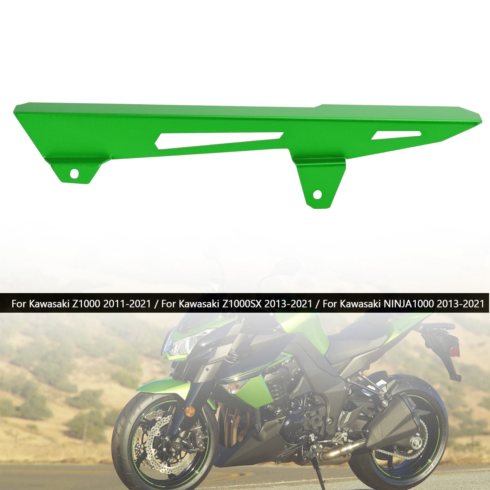 Couvercle de protection de chaîne de pignon pour Kawasaki Z1000SX NINJA 1000 Z1000 11-21