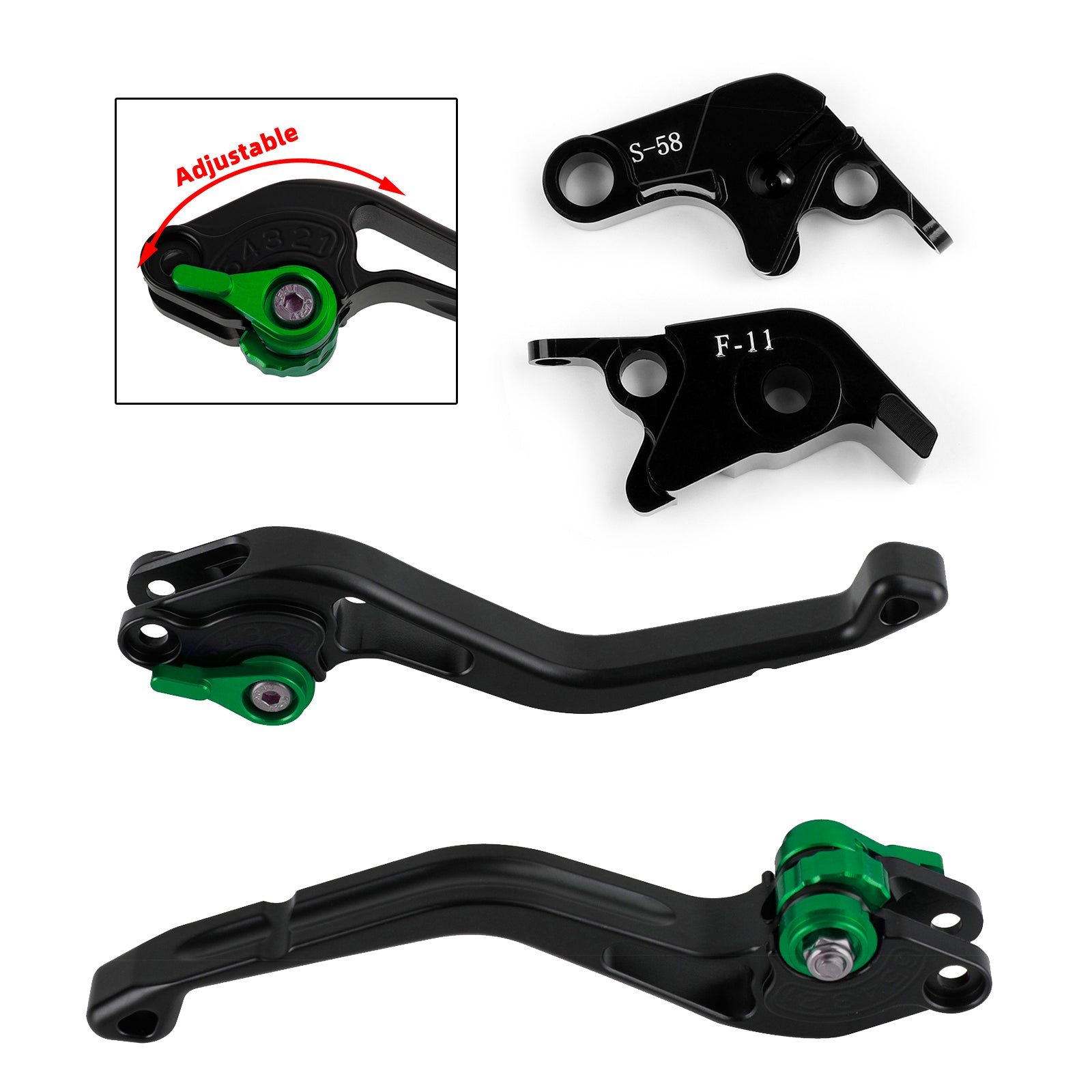 Nouveau levier de frein d'embrayage court adapté pour Aprilia RSV4/RSV4 FACTORY 2009-2015