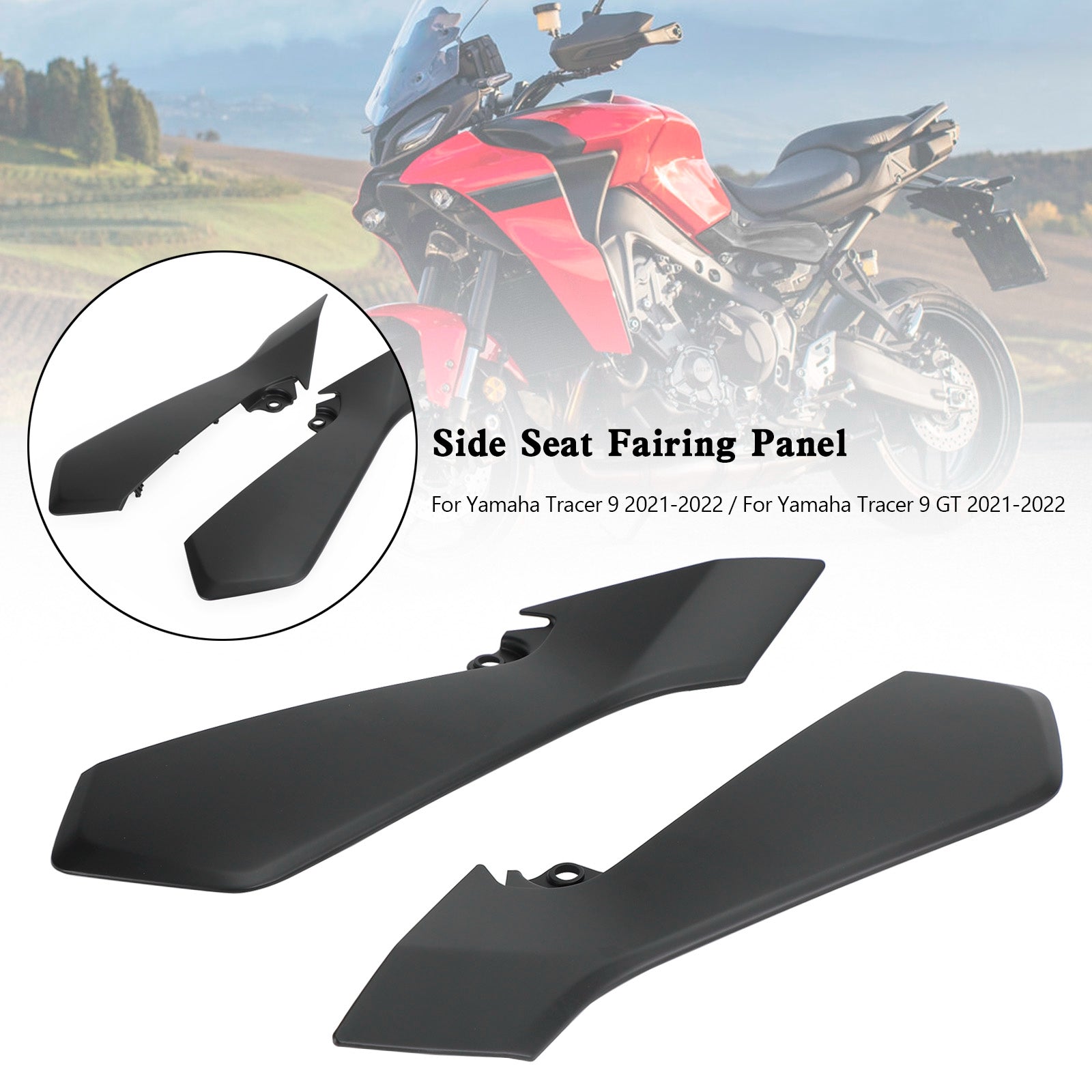 Rear Tail Side Seat Fairing Panel Cowl For Yamaha Tracer 9 GT 2021-2022