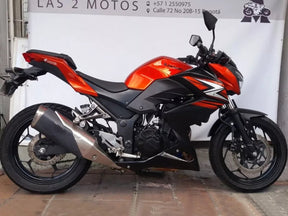 Amotopart Kawasaki 2015–2016 Z250/Z300 Orange-rotes Verkleidungsset