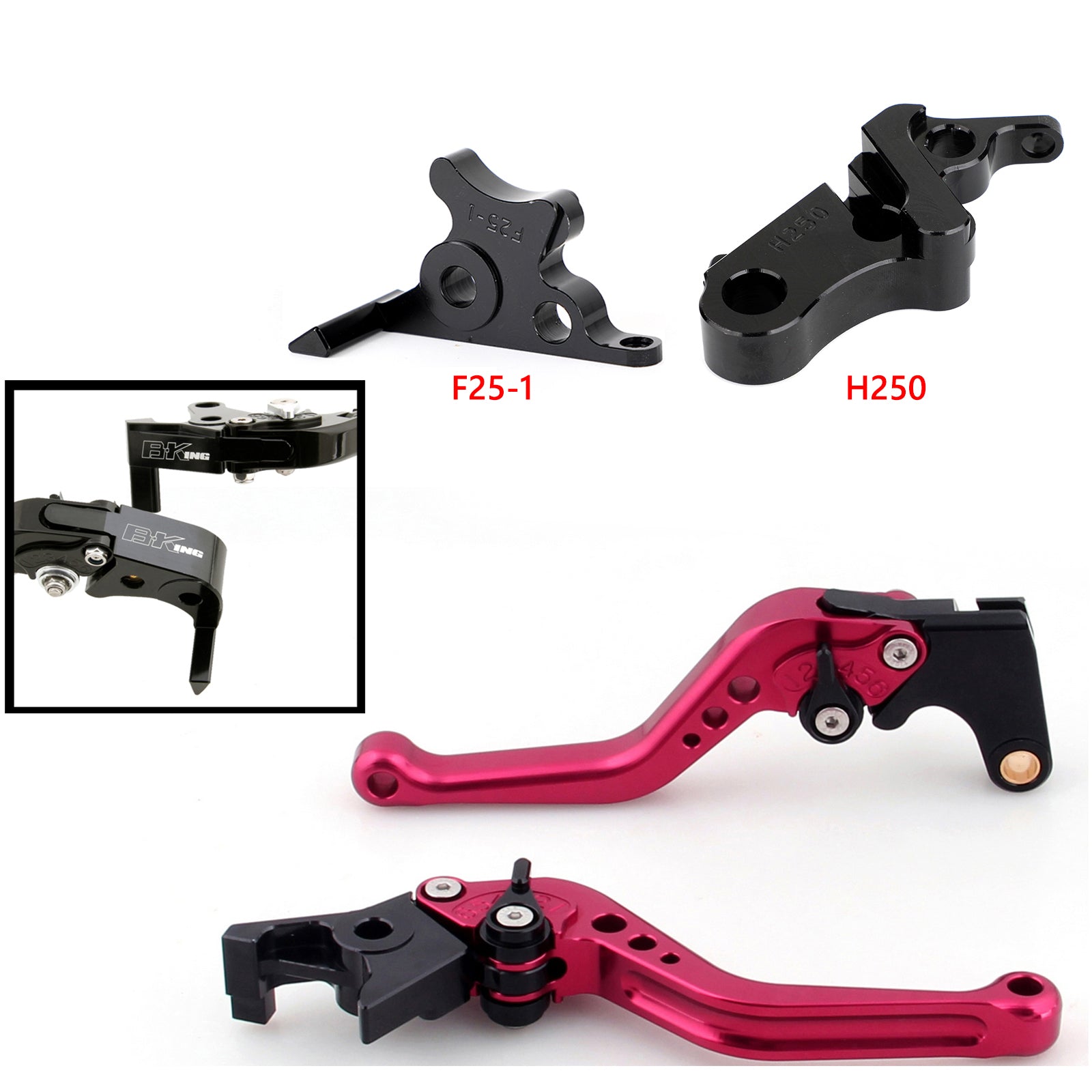 19-21 Honda CBR500R/CB500F/X  CBR300R Short Clutch Brake Lever