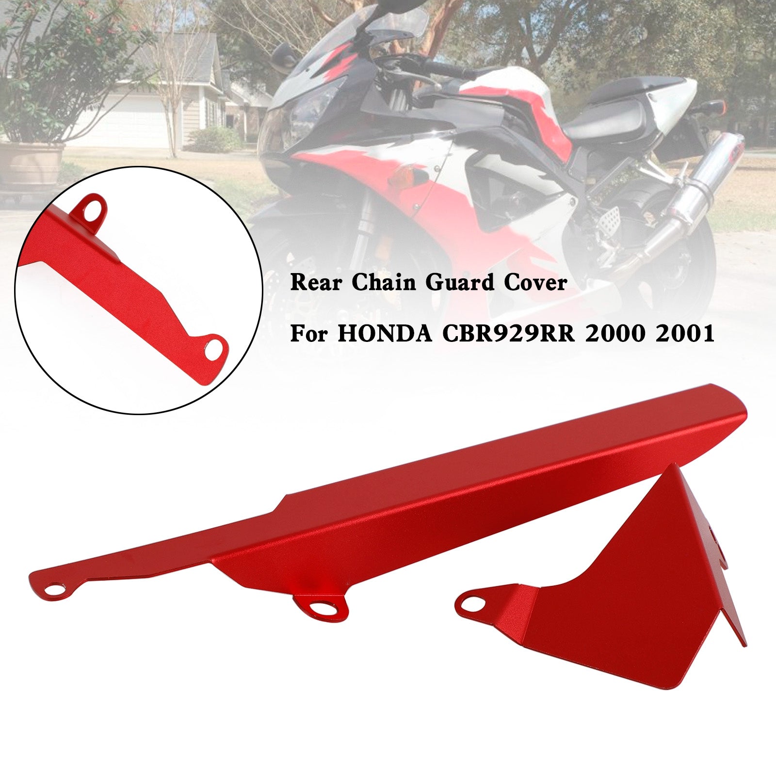 Couvercle de protection de chaîne de pignon arrière, pour Honda CBR929RR 2000 – 2001