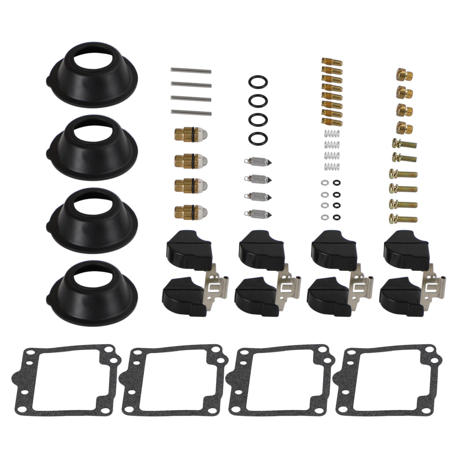 Kit de réparation de reconstruction de carburateur, 4 pièces, adapté à Yamaha XS1100 XS1100L/S 1980 – 1981 générique