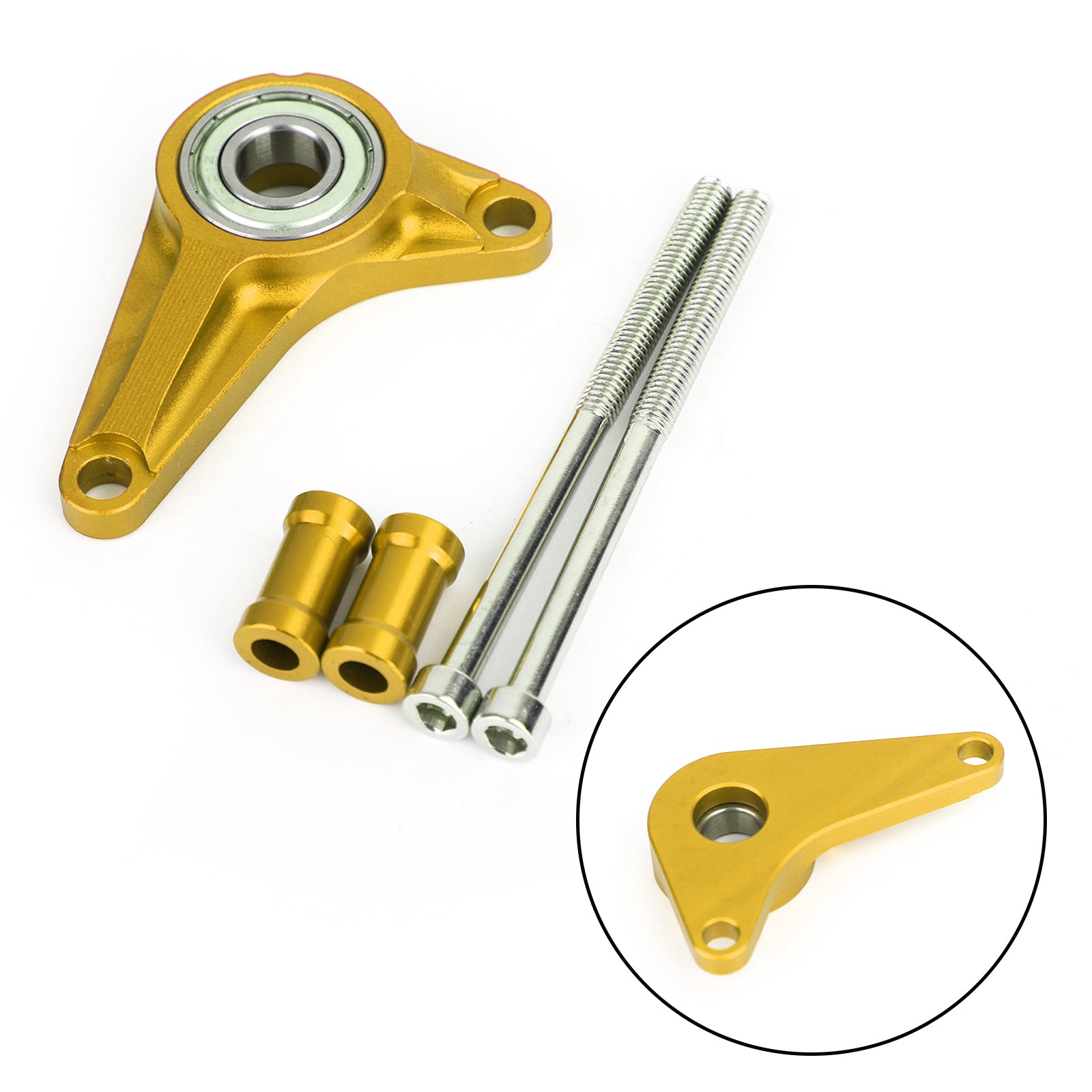 Honda MSX125 Grom 125 13-15 MSX125SF Grom 125 16-19 Shifting Gear Stabilizer w/ Mounting Bolts Yellow