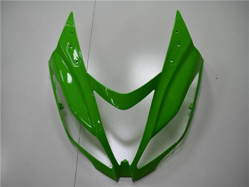 Amotopart Kawasaki Zx6R 2013-2018 Fairing Green Amotopart Plastic Kit W/Bolt Kit