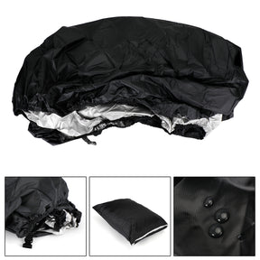 Universal Waterproof Duty Boat Cover 14-16Ft Black For Fishing Boat Shelter
