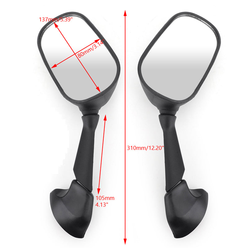 Paar Rückspiegel links und rechts für Yamaha YZF R1 YZF R6 2006–2008