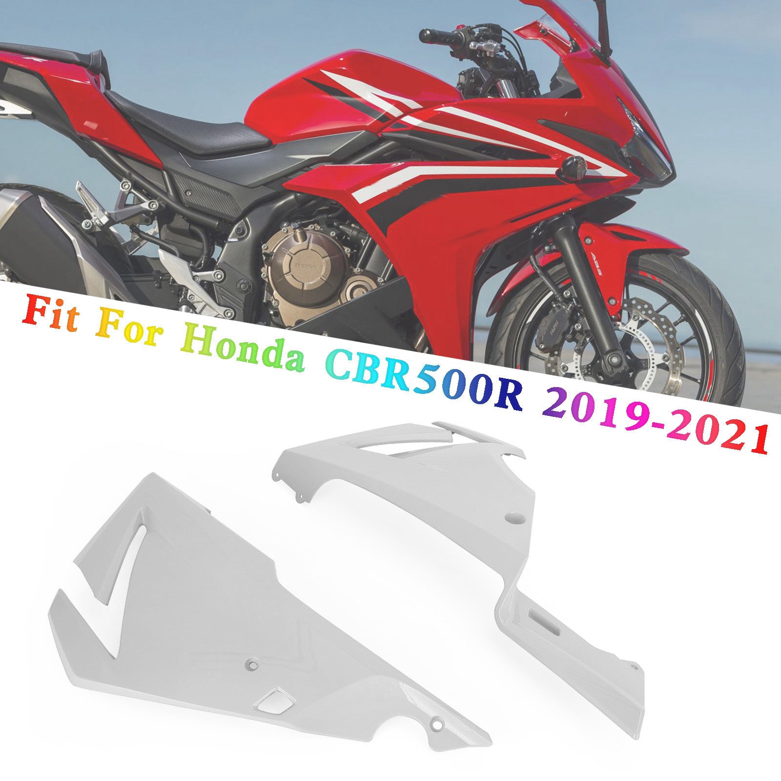 サイドフレームパネルカバーフェアリングカウルホンダ CBR500R 2019-2021 汎用