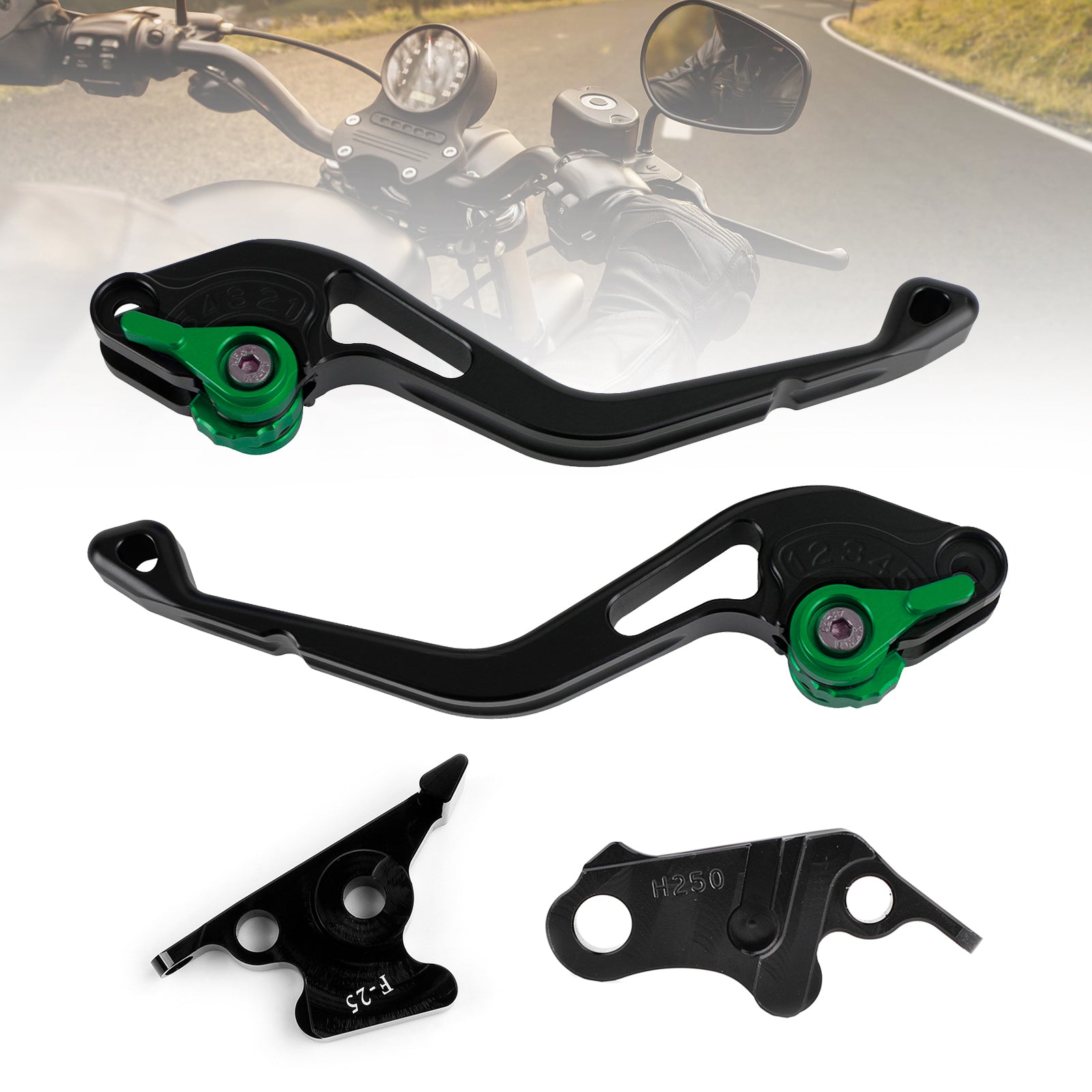 Nouveau levier de frein d'embrayage court adapté pour Honda CBR500R CB50OF/X CBR300R CB300F