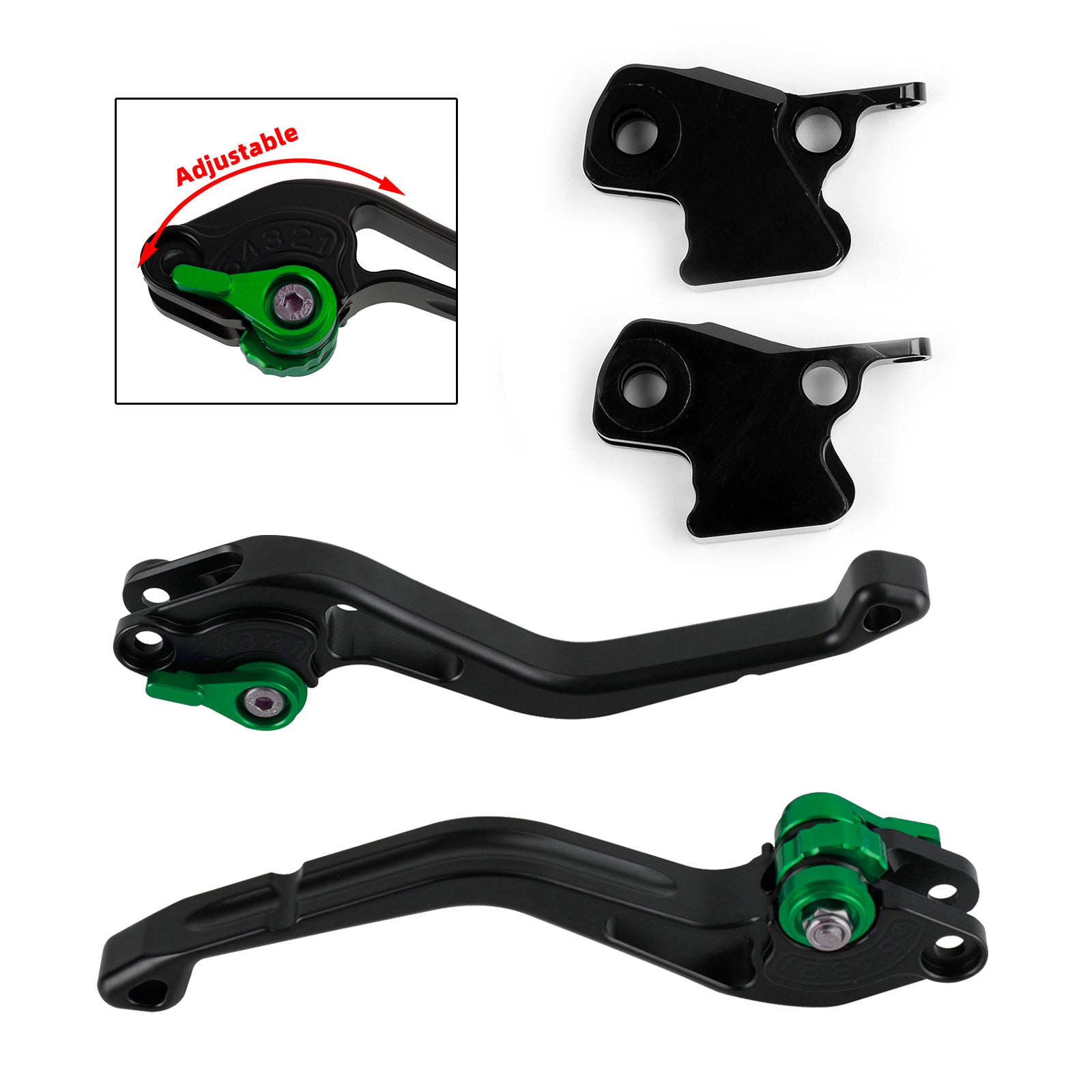 Nueva palanca de freno de embrague corta compatible con BMW K1200R R1200R R1200GS R1200ST HP2