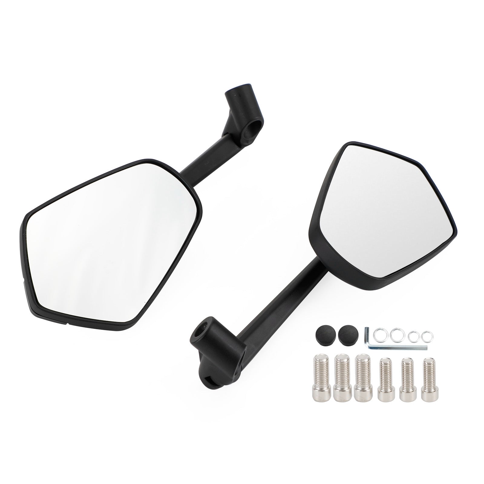 PAIR MIRRORS 10mm 8mm For Suzuki GSF 1200 600 650 1250 400 BANDIT STREETFIGHTER