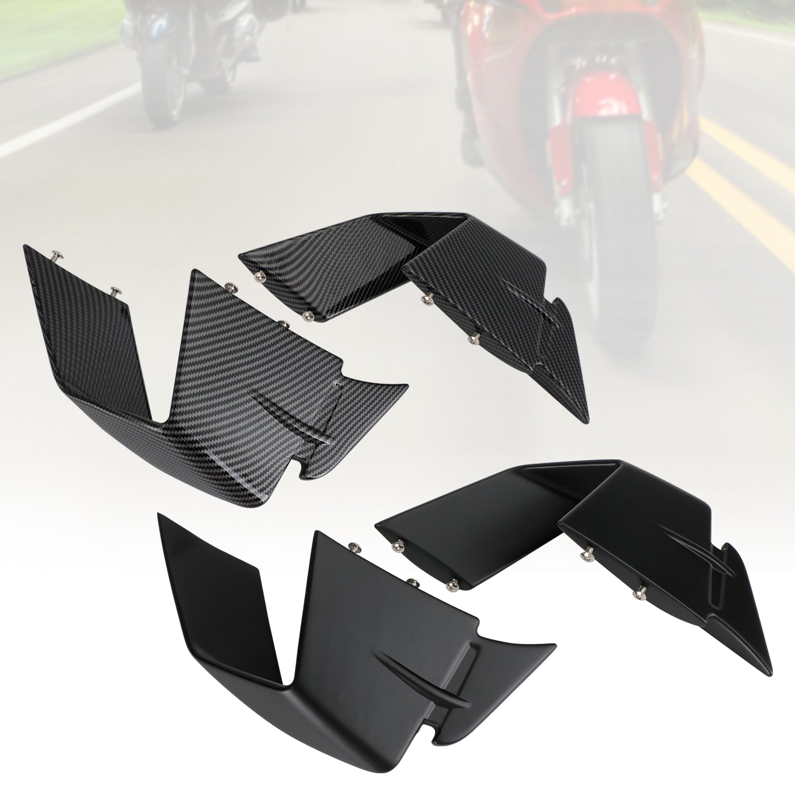 19-22 BMW S1000RR/M1000RR Front Spoiler Wind Winglets Fairing