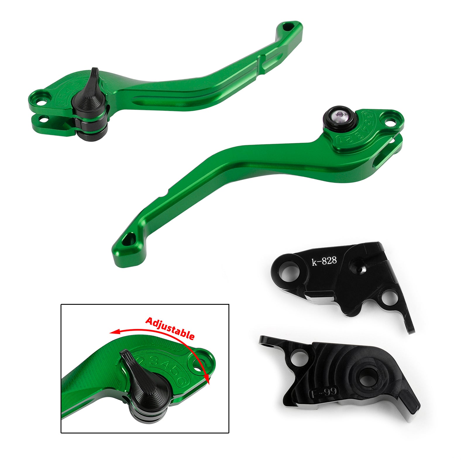 CNC Short Clutch Brake Lever fit for Kawasaki ZX10R/RR/KRT 2016-2017