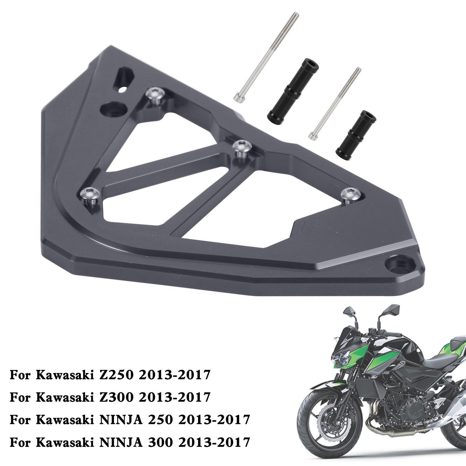 Sprocket Cover Chain Guard For KAWASAKI Z250 Z300 NINJA 300 250 13-17