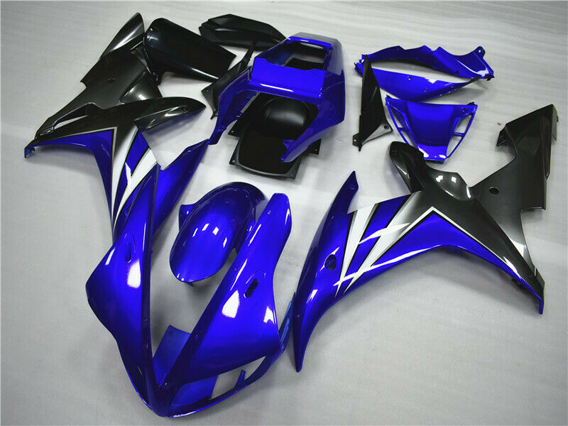 Amotopart 2002-2003 Yamaha YZF R1 Fairing Gloss Blue Kit