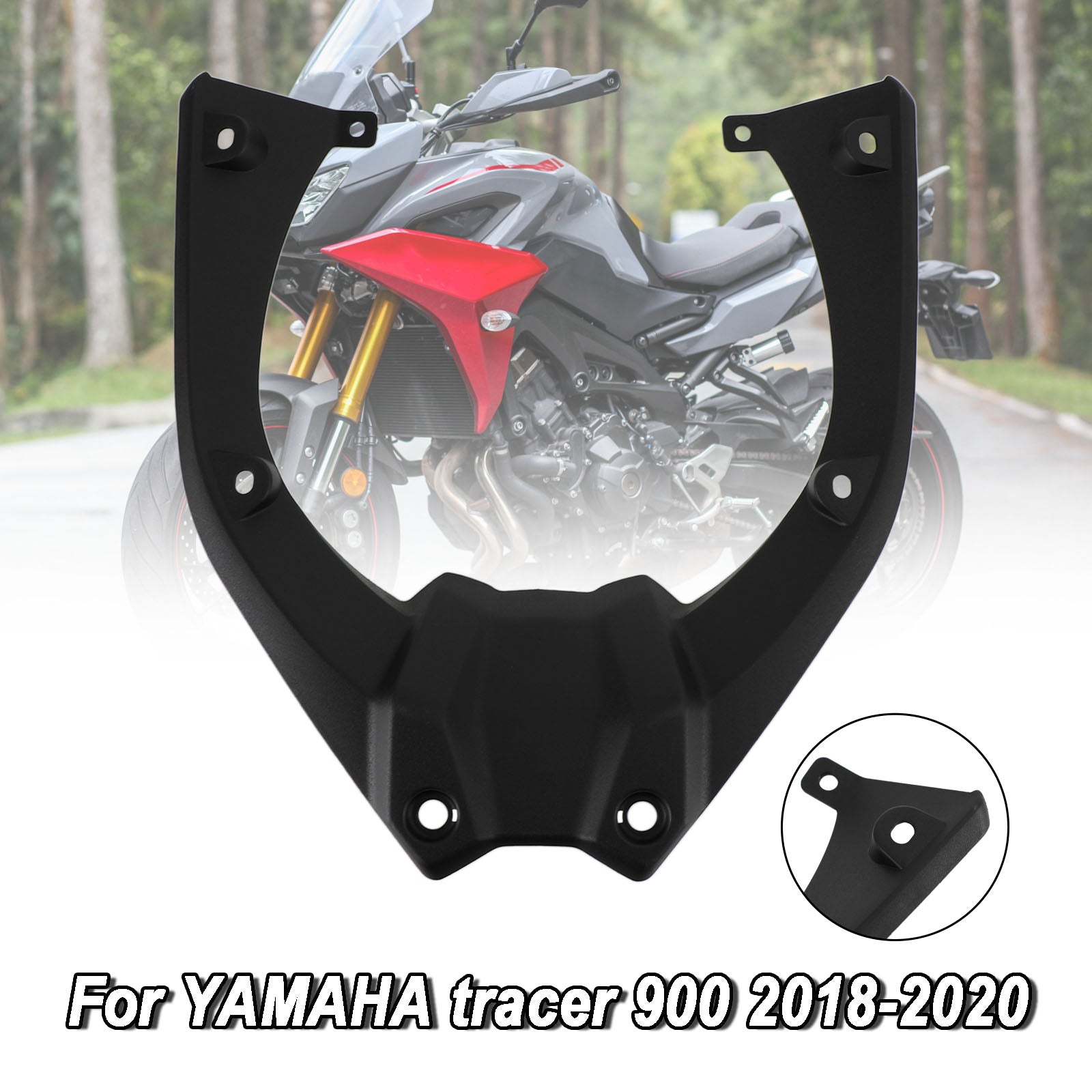 Panneau de carénage du couvercle du réservoir avant non peint, pour Yamaha Tracer 900/GT 2018 – 2020