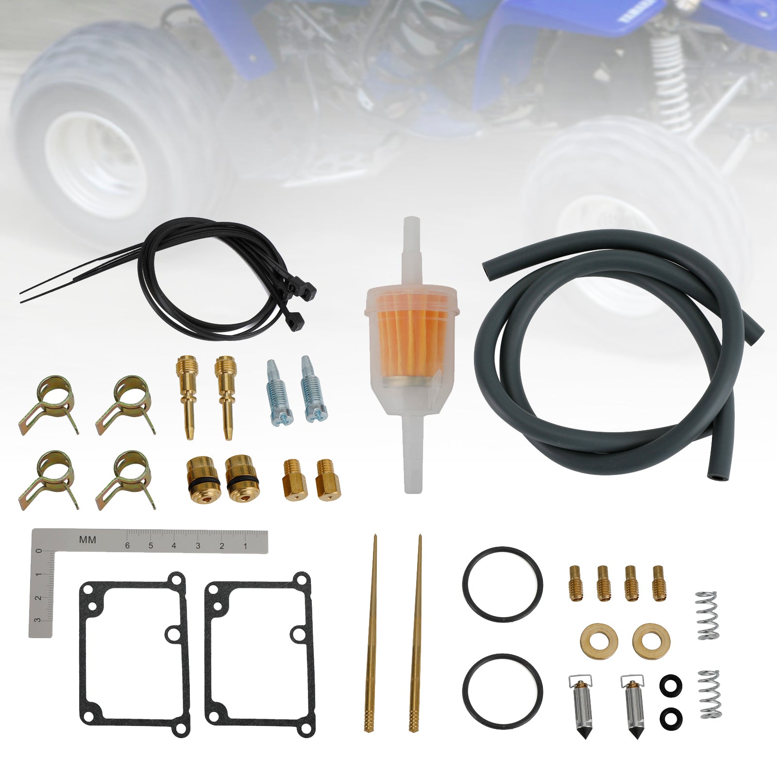 Kit de réparation de reconstruction de carburateur adapté pour Yamaha Banshee 350 YFZ350 1988-2006