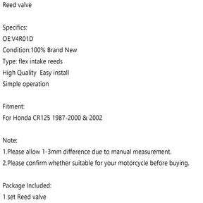 V4R01D Reed Valve System Fits For Honda CR 125  1987-2002 Generic