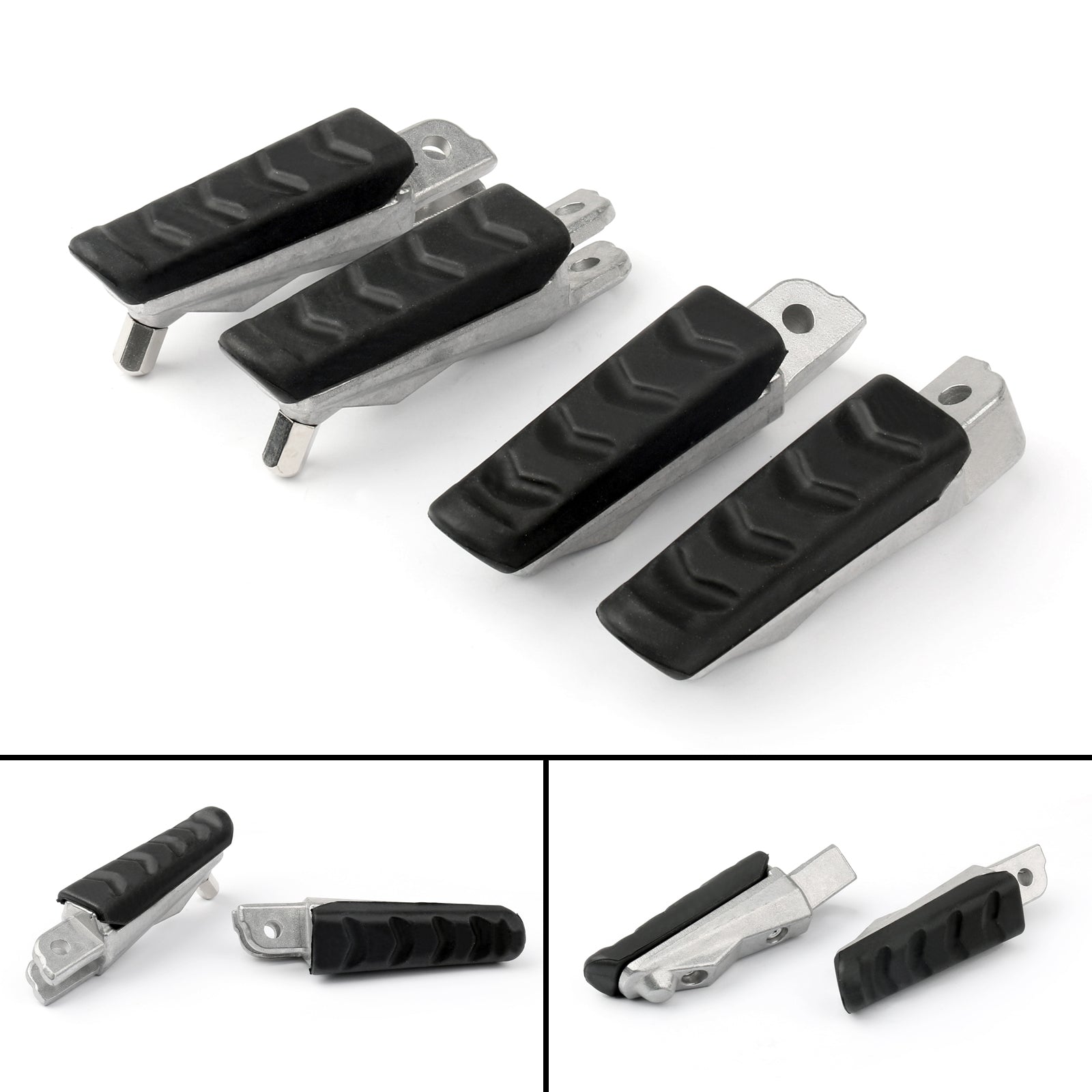 Front Footrest Pedals Foot Pegs For BMW F800GT 11-13 F800S 04-08 F800ST 04-12