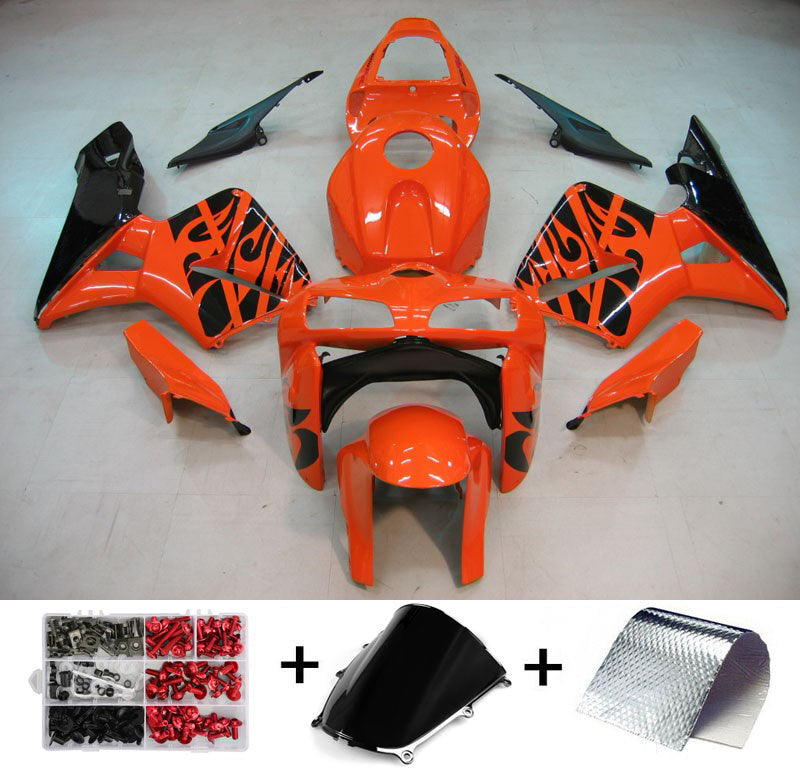 Amotopart 2005-2006 CBR600RR F5 Honda Kit de carénage orange