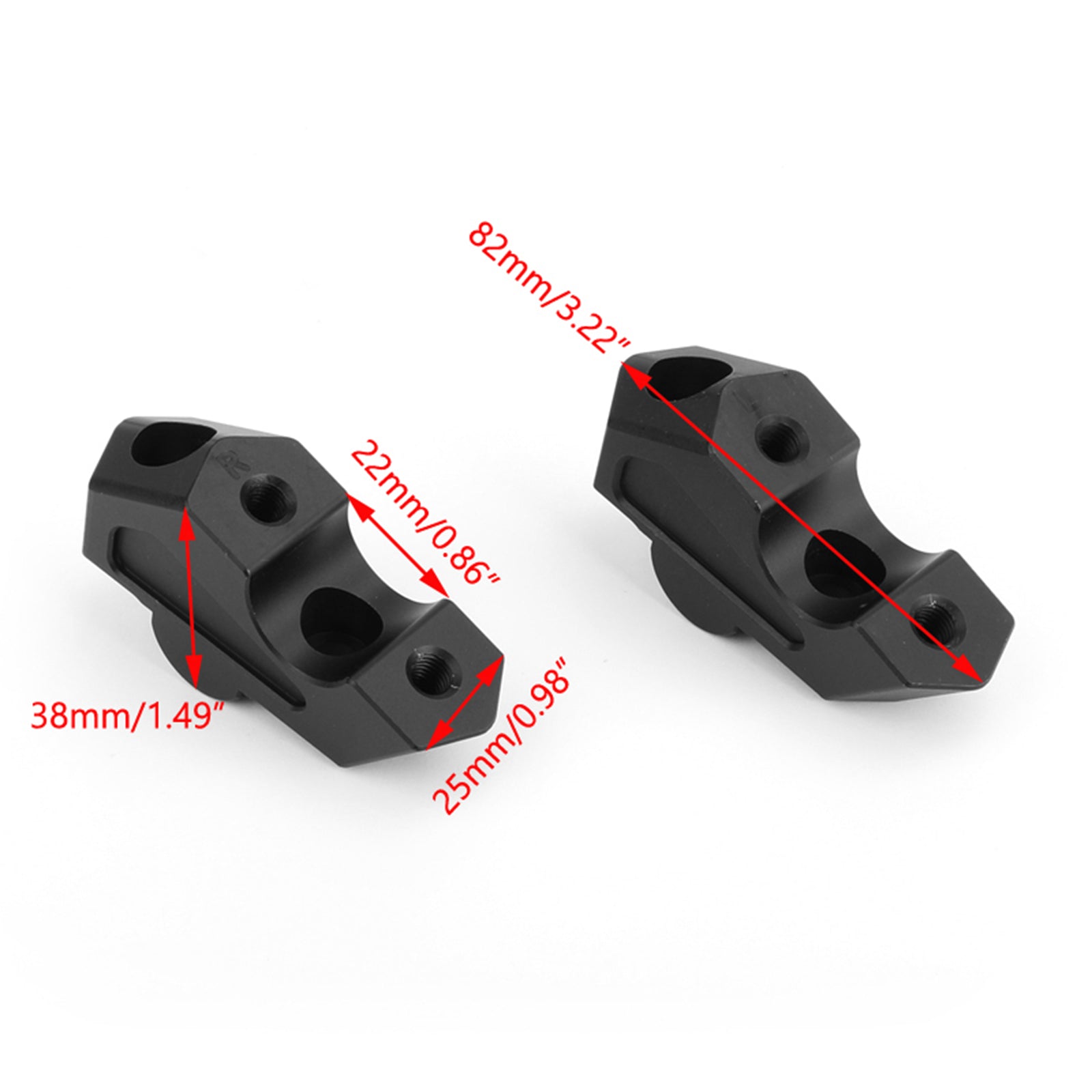 20mm Pullback 7/8" Handlebar Risers 23mm Raise for BMW F750GS 2018 2019