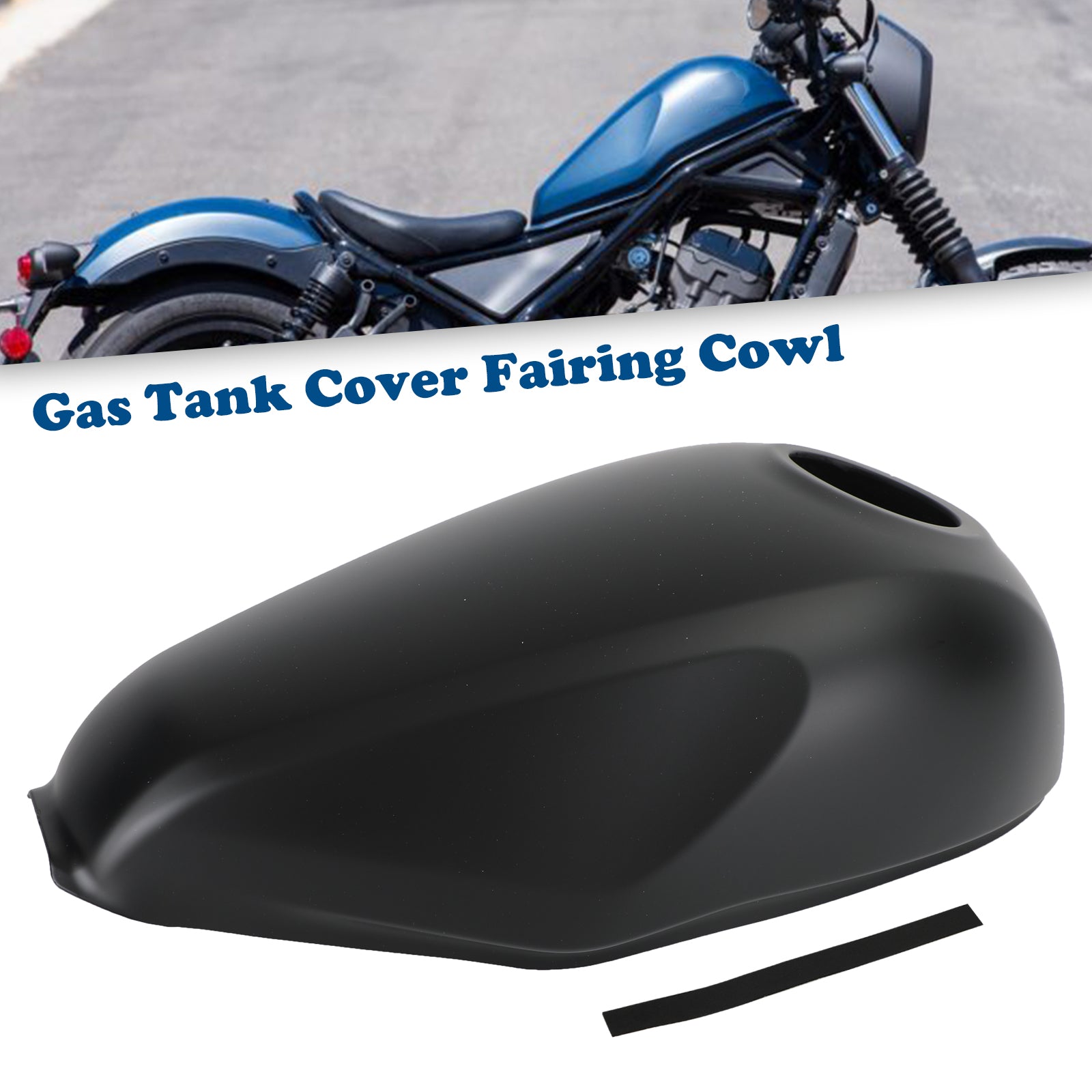 Gas Tank Cover Trim Fairing Cowl for Honda Rebel CMX300 CMX500 2017-2022 Generic