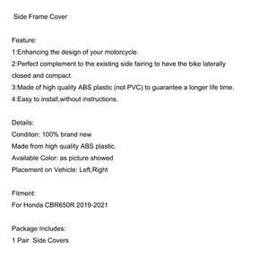 Side Frame Cover Panels Trim Fairings Cowls For Honda CBR650R 2019-2022 Generic
