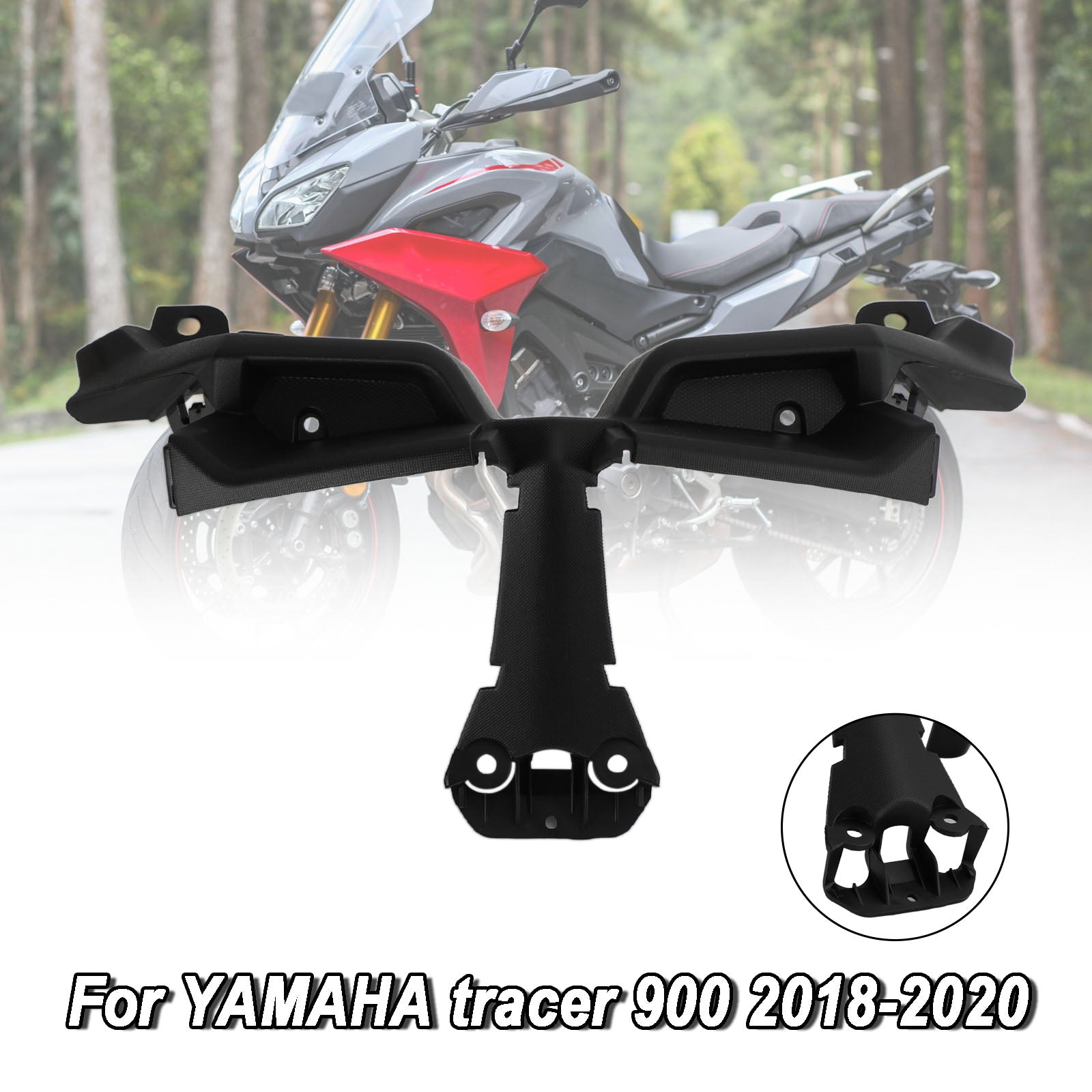 Unlackierte Frontscheinwerfer-Nasenabdeckung für Yamaha Tracer 900/GT 2018–2020