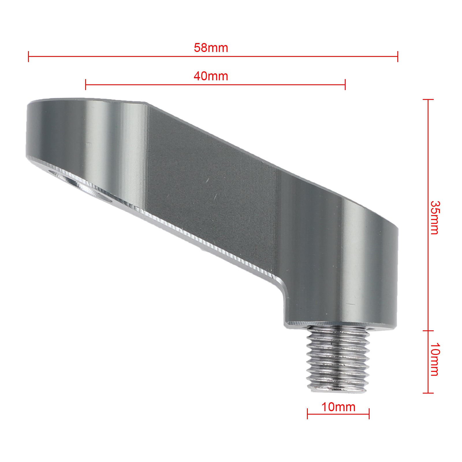 Adaptador de extensión de espejo de motocicleta para Yamaha MT09 Tracer 900 TDM900 XSR900 genérico