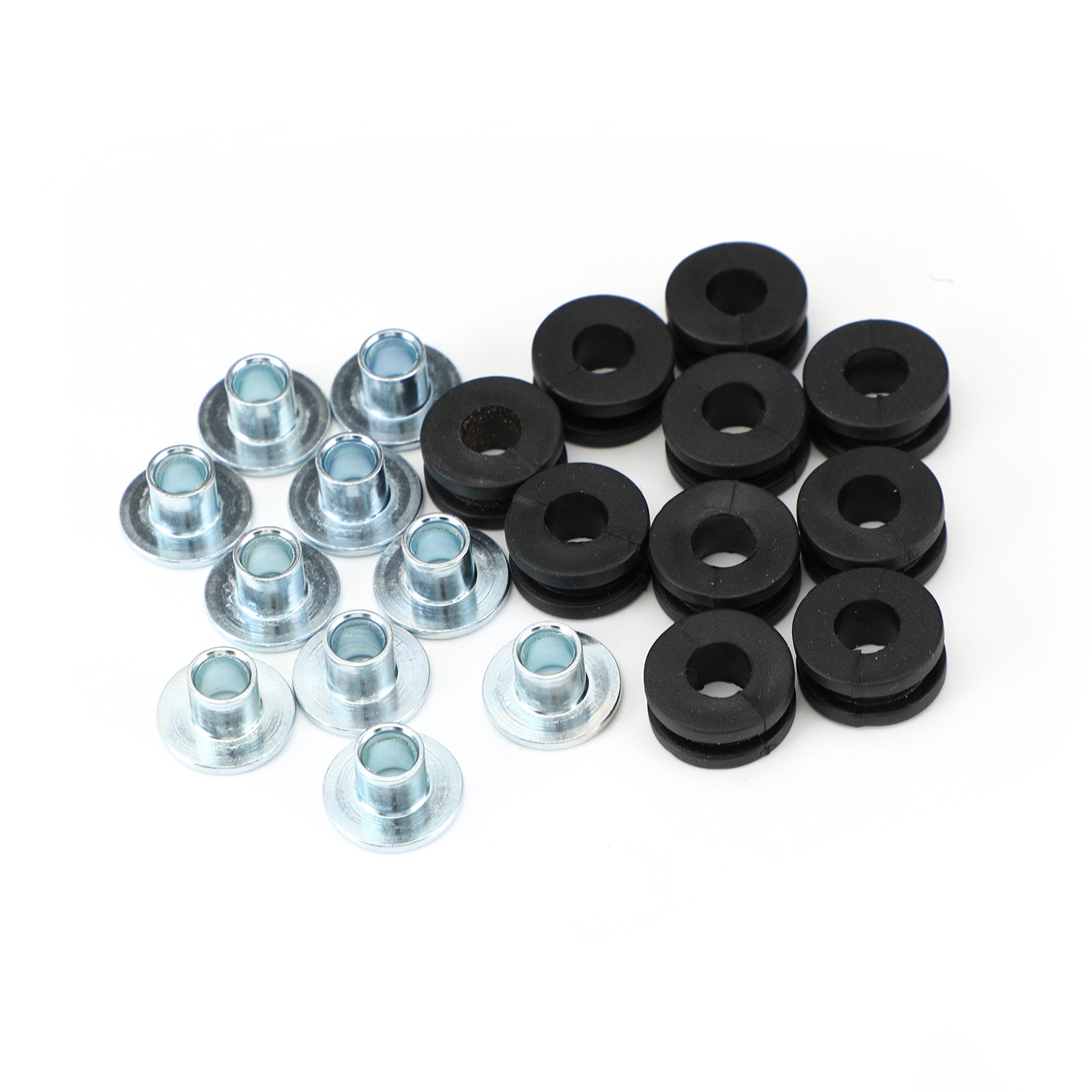 NEW 10Pcs M6 Motorcycle Side Panel Rubbers / Grommets Bolt Kit Fit for Honda