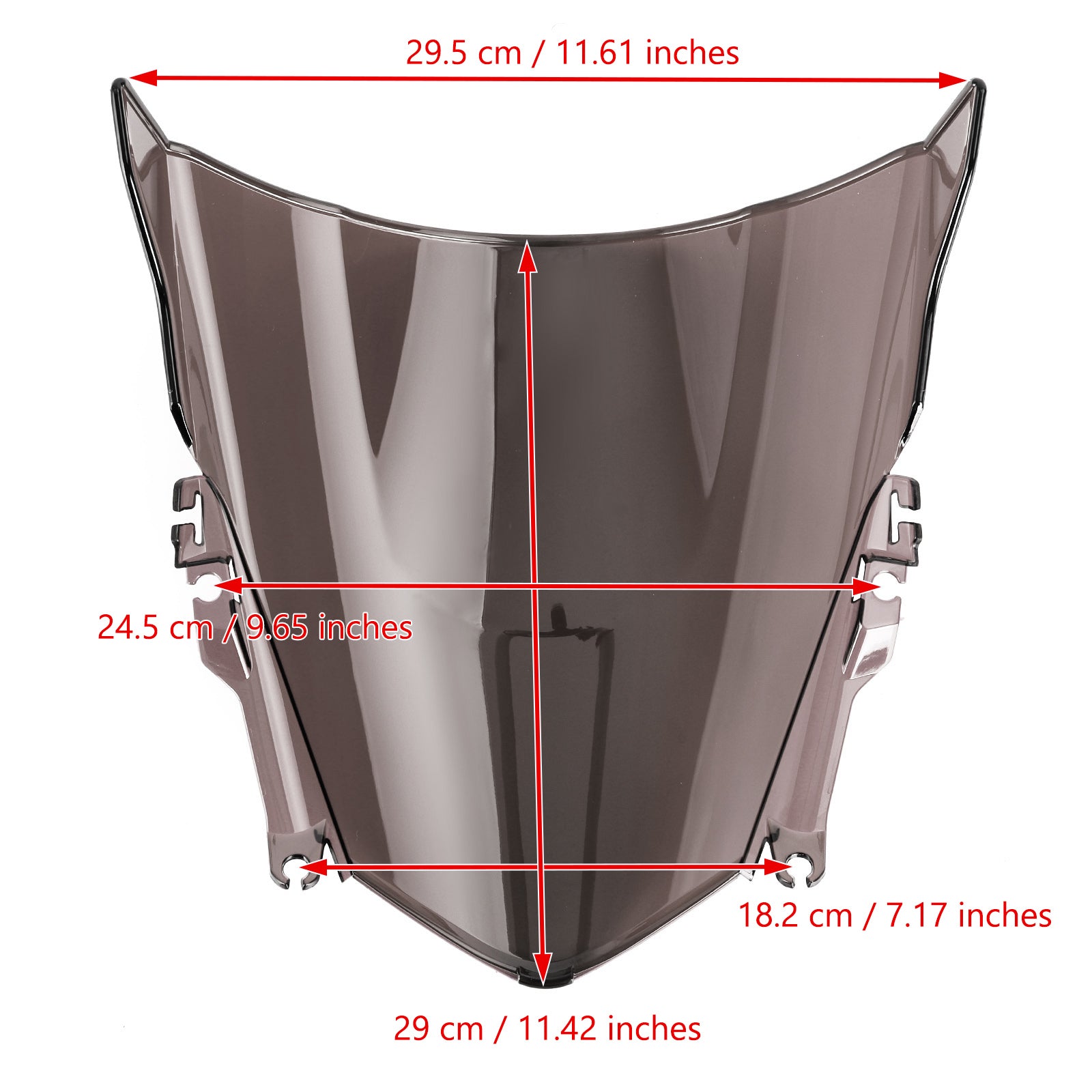 2013–2015 Honda CBR500R ABS Motorrad Windschutzscheibe Windschutzscheibe