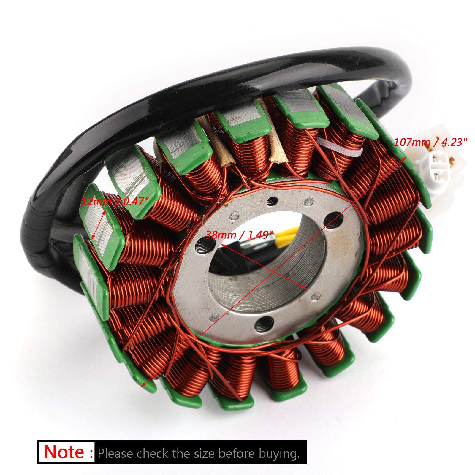 Statore generatore alternatore adatto per Suzuki SV 650, ABS 17-20 / SFV 650 09-15 tramite fedex