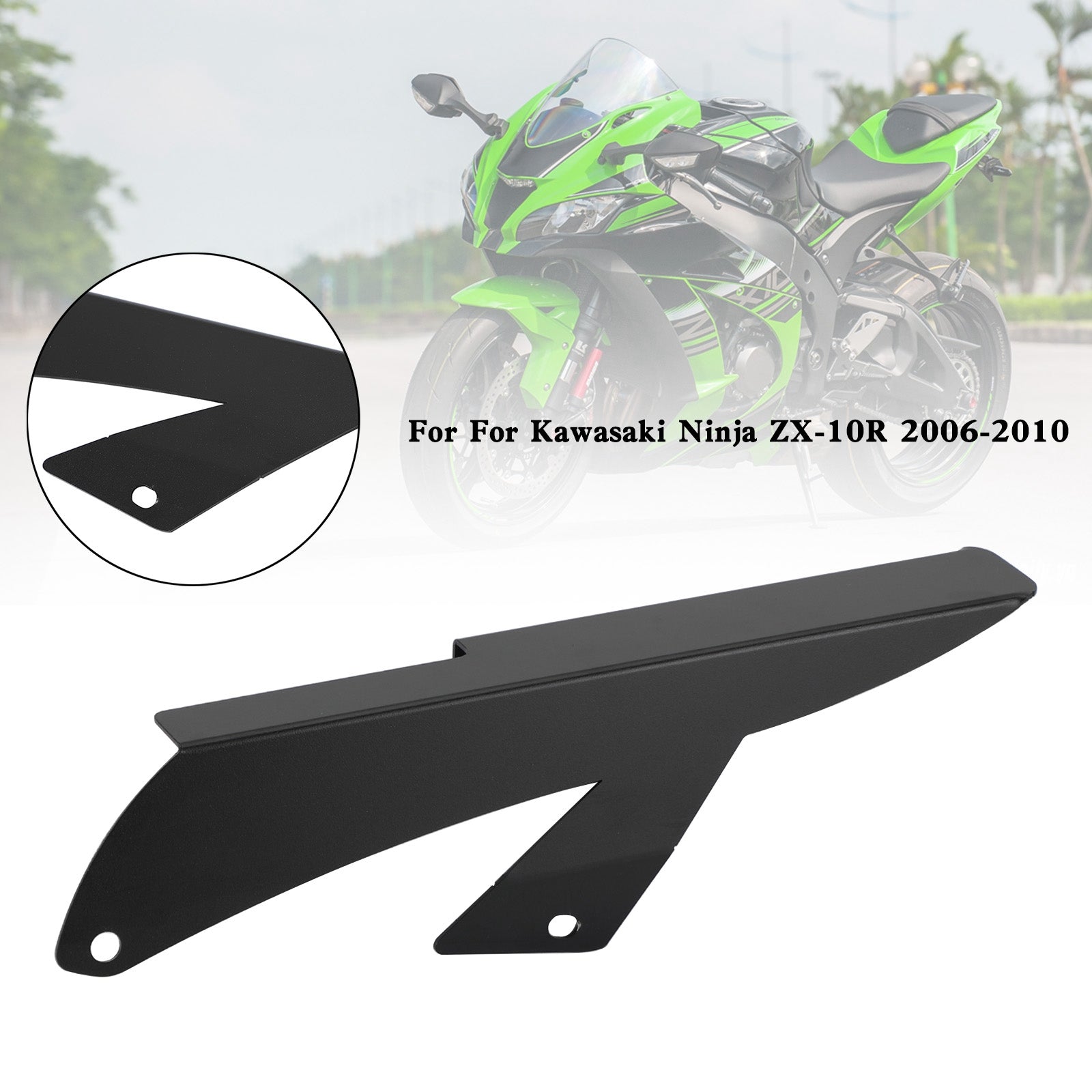 Sprocket Chain Guard Protector Cover For Kawasaki ZX10R ZX-10R 2006-2010