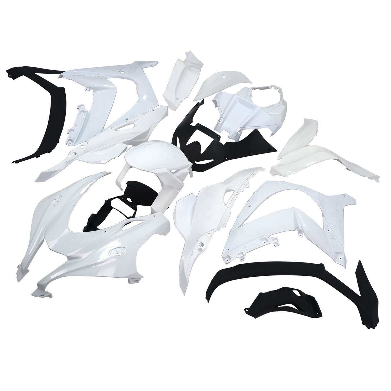 Amotopart 2016-2020 Kawasaki ZX10R Unpainted Fairing Kit