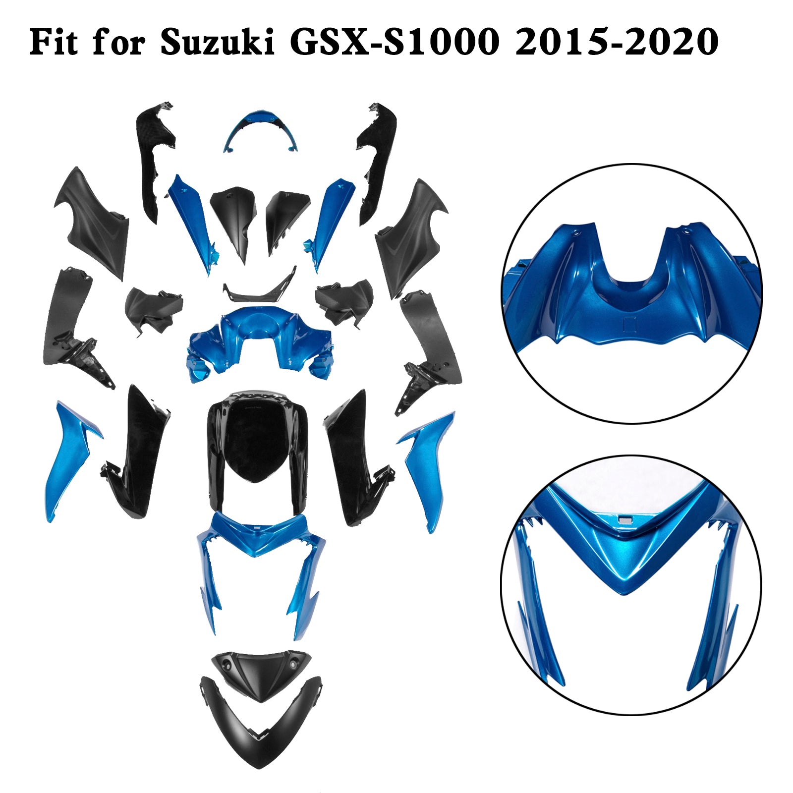 Amotopart (2015-2020) Suzuki GSX-S 1000 Fairing Kit Colletion 2