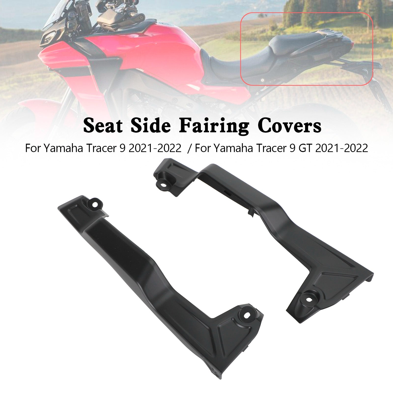 Rear Tail Seat Side Fairing Covers For Yamaha Tracer 9 GT 2021-2022