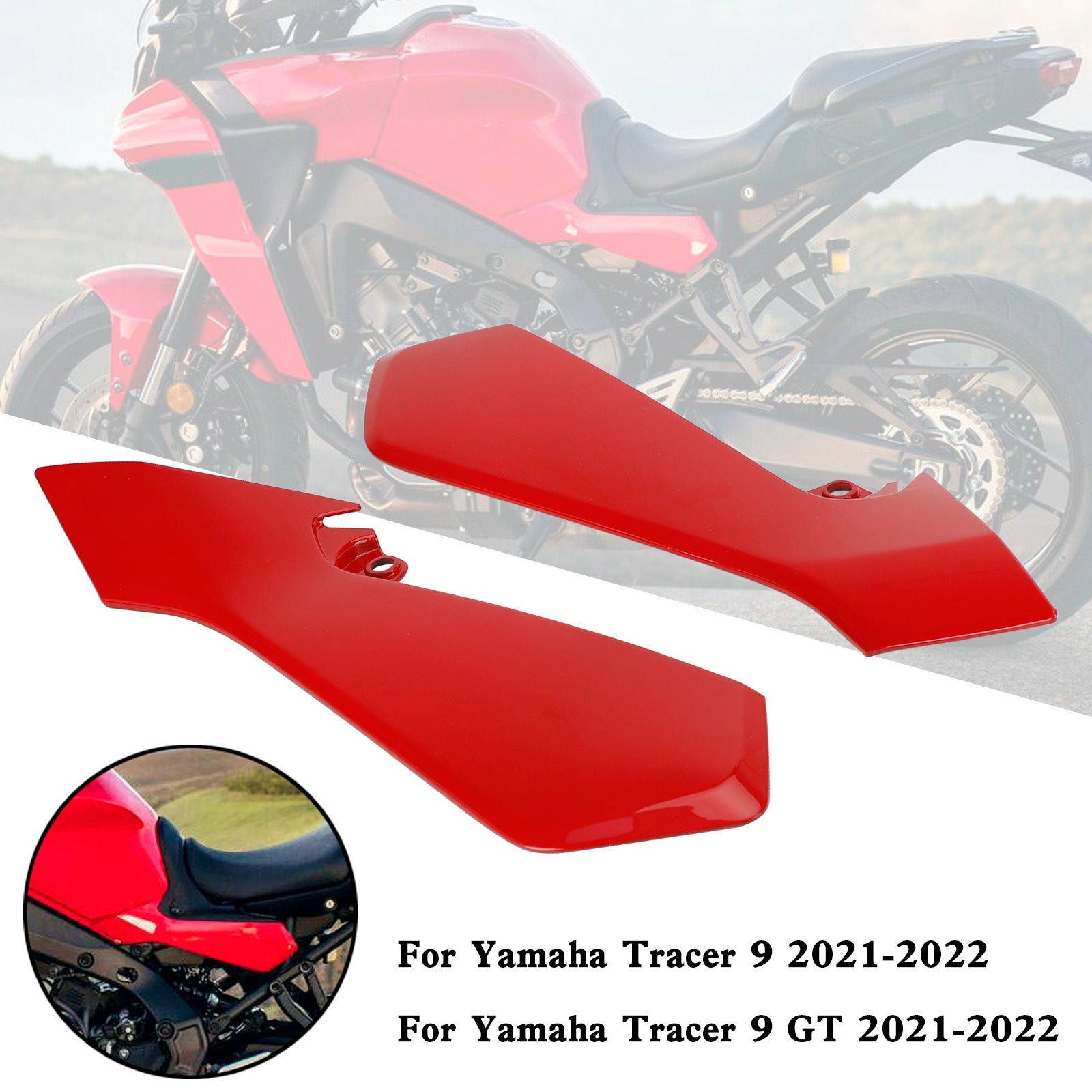 Rear Tail Side Seat Fairing Panel Cowl For Yamaha Tracer 9 GT 2021-2022