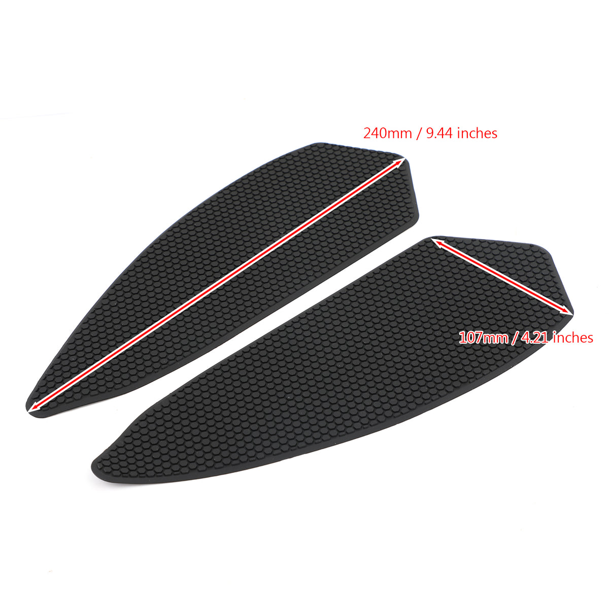 20+ BMW S1000RR Tank Traction Grips Boot Guards Side Pads Black